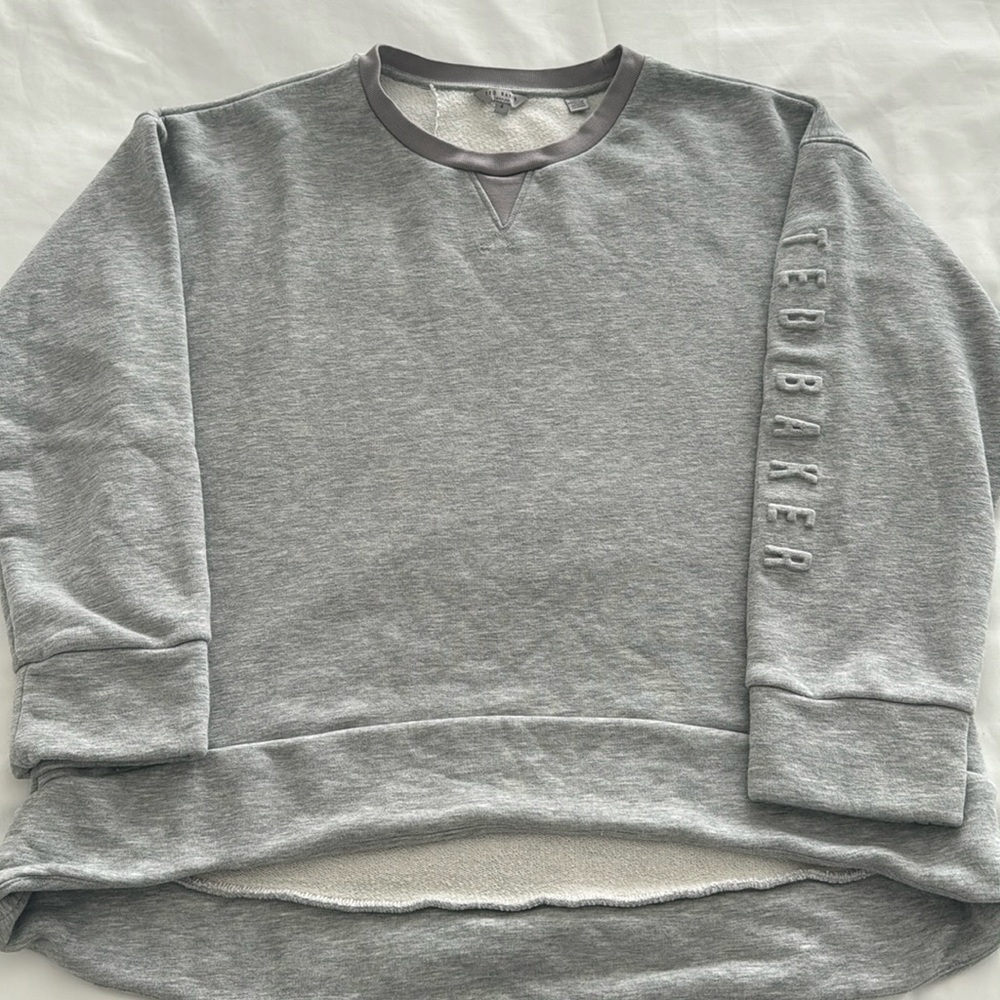 Women’s Ted Baker London Grey Oversized Sweatshirt